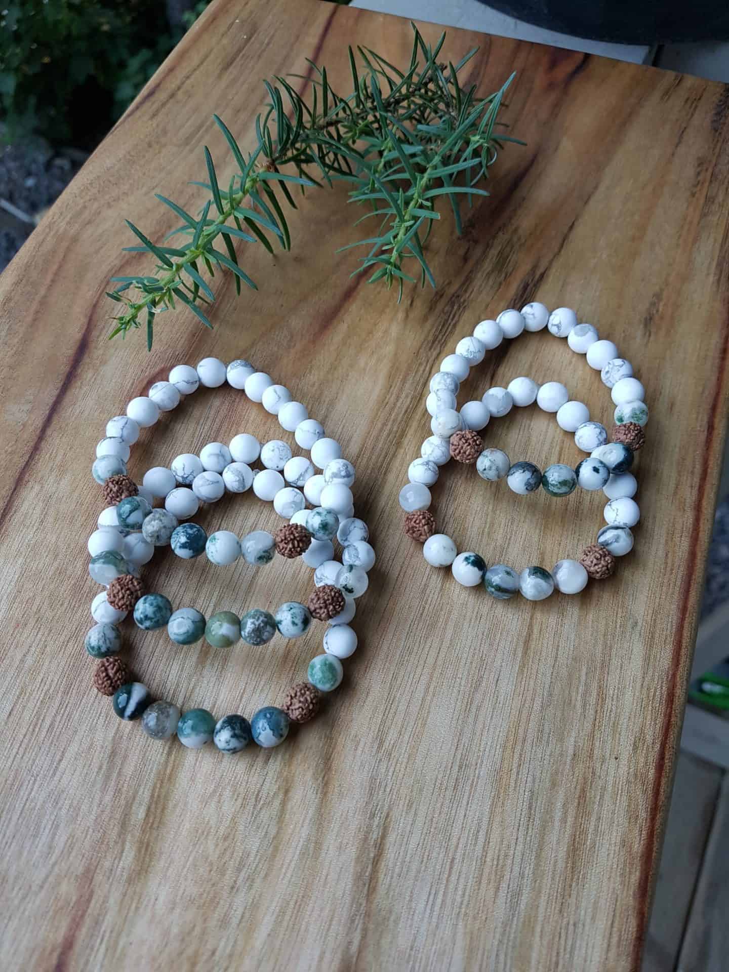 Mountain Mala Bracelets - Rock The Feather