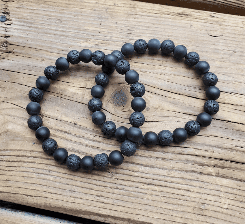 Black onyx stone bracelet hot sale